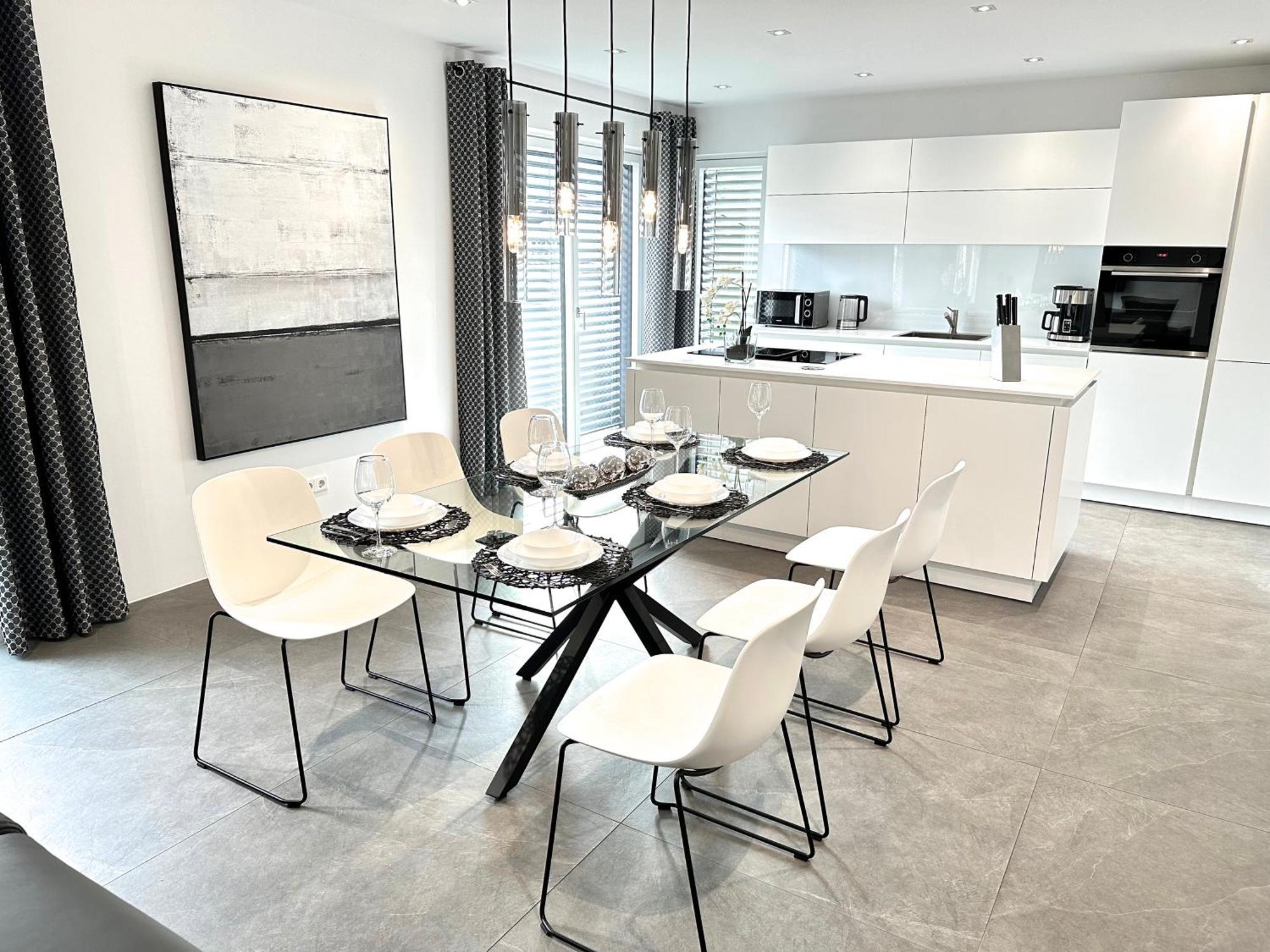 Ferienwohnung Black White Raubling Ngoại thất bức ảnh
